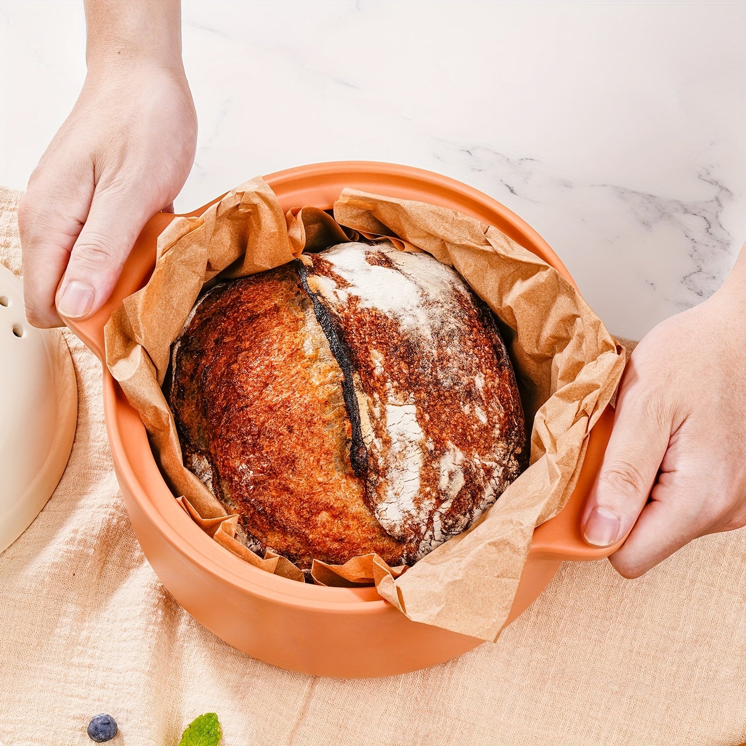 Ceramic Cooking Pot, Stew Pot - High-Temperature Resistant, Non-Stick, Easy to Clean, Making Toast- Ideal for Stews, Soups & Porridge, Suitable for Gas Stoves And Ovens, Family Gathering