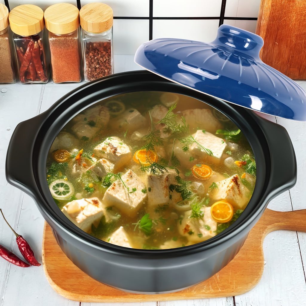 1-PACK 115oz\u002F3400ml Ceramic Casserole Stew Pot, Orange Embossed Pattern Ceramic Casserole, High Temperature Resistant and Heat Resistant, Perfect for Kitchen Open Fire Gas, Soup, and Steaming