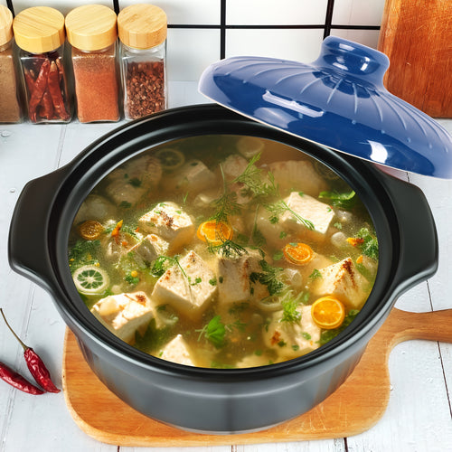 1-PACK 115oz\u002F3400ml Ceramic Casserole Stew Pot, Orange Embossed Pattern Ceramic Casserole, High Temperature Resistant and Heat Resistant, Perfect for Kitchen Open Fire Gas, Soup, and Steaming