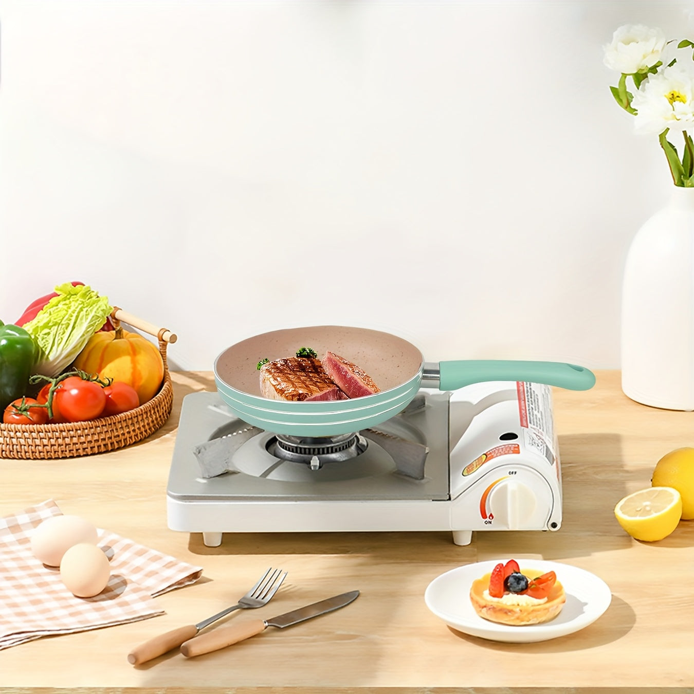 Craftsmanship Double-Bottom Aluminum Round Pot - Uniform Heat Conduction & Efficient Temperature Lock