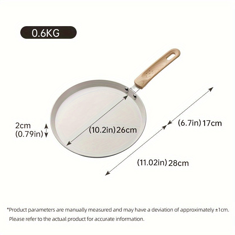 COOKER KING, 1pc Nonstick Frying Pan, Griddle Pan with Ceramic Coating, Non-Toxic, PFOA-Free, Induction Compatible, Works on All Cooktops. Kitchen Accessories, Christmas Gift