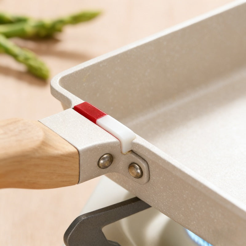 Japanese Egg Custard Pan Non-stick Frying Pan Square Steak Frying Pan Malien Stone Breakfast Pan Egg Roll Frying Pan
