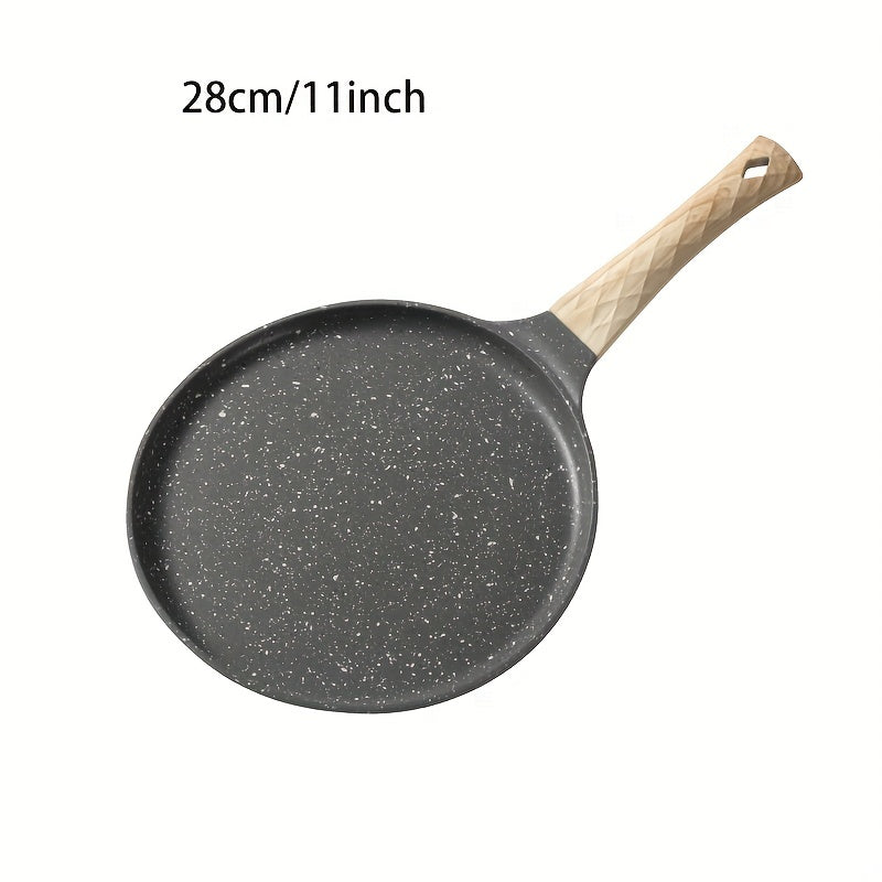 1pc of Non-Stick Flat Frying Pan for Home Use, Made of Stone, Versatile for Cooking Steak, Frying Eggs, And Making Pancakes