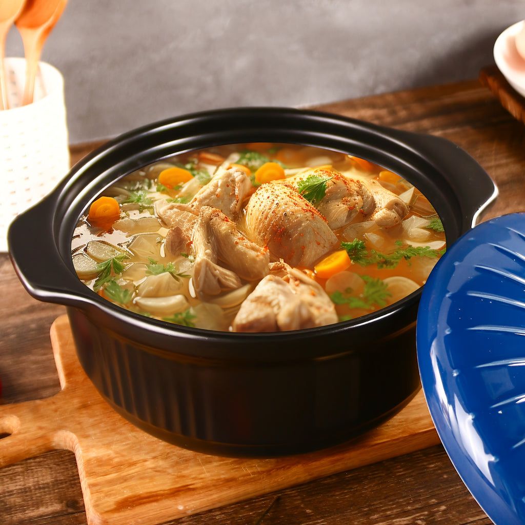 1-PACK 115oz\u002F3400ml Ceramic Casserole Stew Pot, Orange Embossed Pattern Ceramic Casserole, High Temperature Resistant and Heat Resistant, Perfect for Kitchen Open Fire Gas, Soup, and Steaming