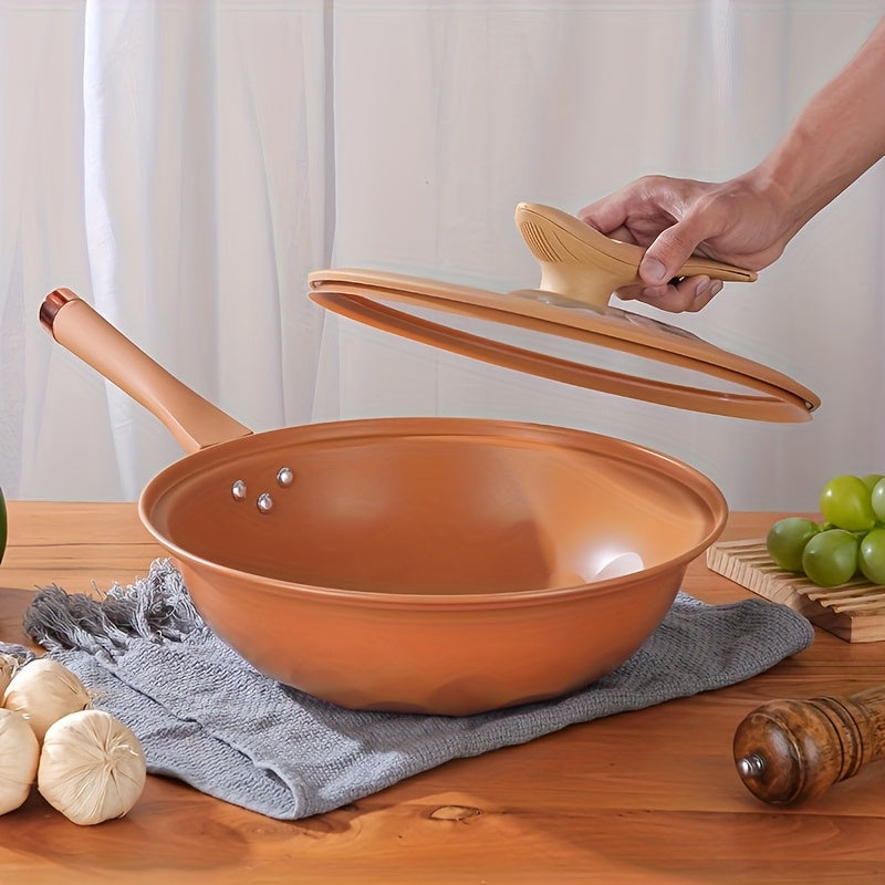 New Home Multi-functional Advanced Cast Iron Pan Non-stick Micro Pressure Pan Suitable For Fried Egg Steak Durable Heat-resistant Handle