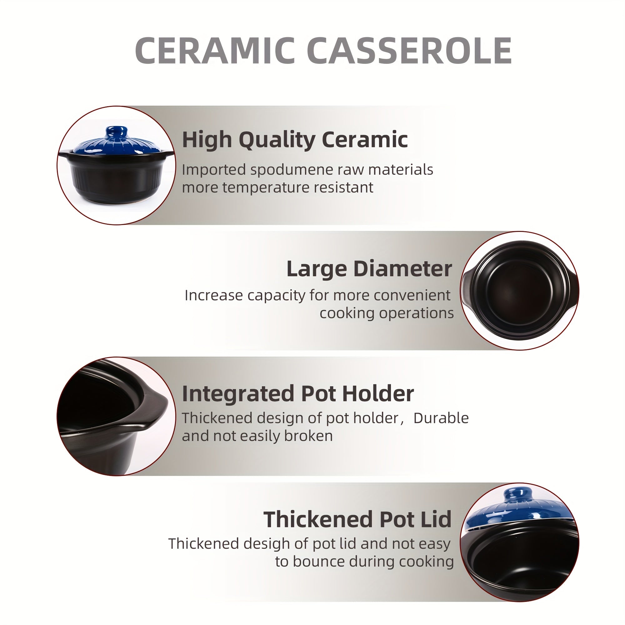 1-PACK 115oz\u002F3400ml Ceramic Casserole Stew Pot, Orange Embossed Pattern Ceramic Casserole, High Temperature Resistant and Heat Resistant, Perfect for Kitchen Open Fire Gas, Soup, and Steaming