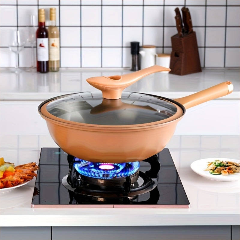 New Home Multi-functional Advanced Cast Iron Pan Non-stick Micro Pressure Pan Suitable For Fried Egg Steak Durable Heat-resistant Handle