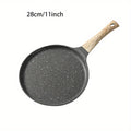 1pc of Non-Stick Flat Frying Pan for Home Use, Made of Stone, Versatile for Cooking Steak, Frying Eggs, And Making Pancakes