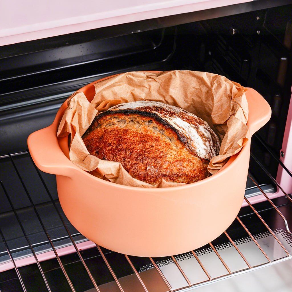 Ceramic Cooking Pot, Stew Pot - High-Temperature Resistant, Non-Stick, Easy to Clean, Making Toast- Ideal for Stews, Soups & Porridge, Suitable for Gas Stoves And Ovens, Family Gathering