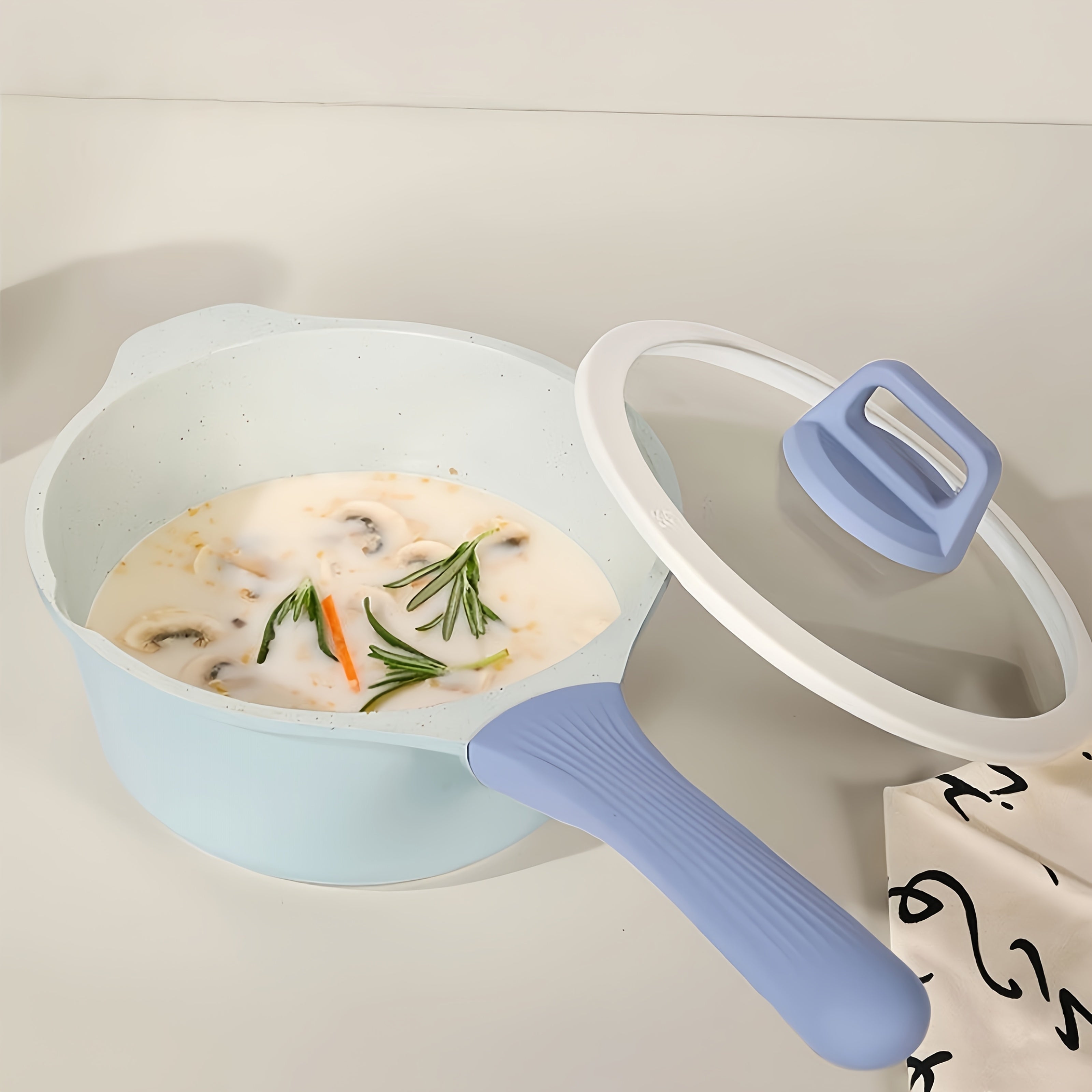 Milk Pot, Non Stick Pot, Youngsters Food Instant Noodle Pot, Boiling And Steaming Integrated Household Soup Pot