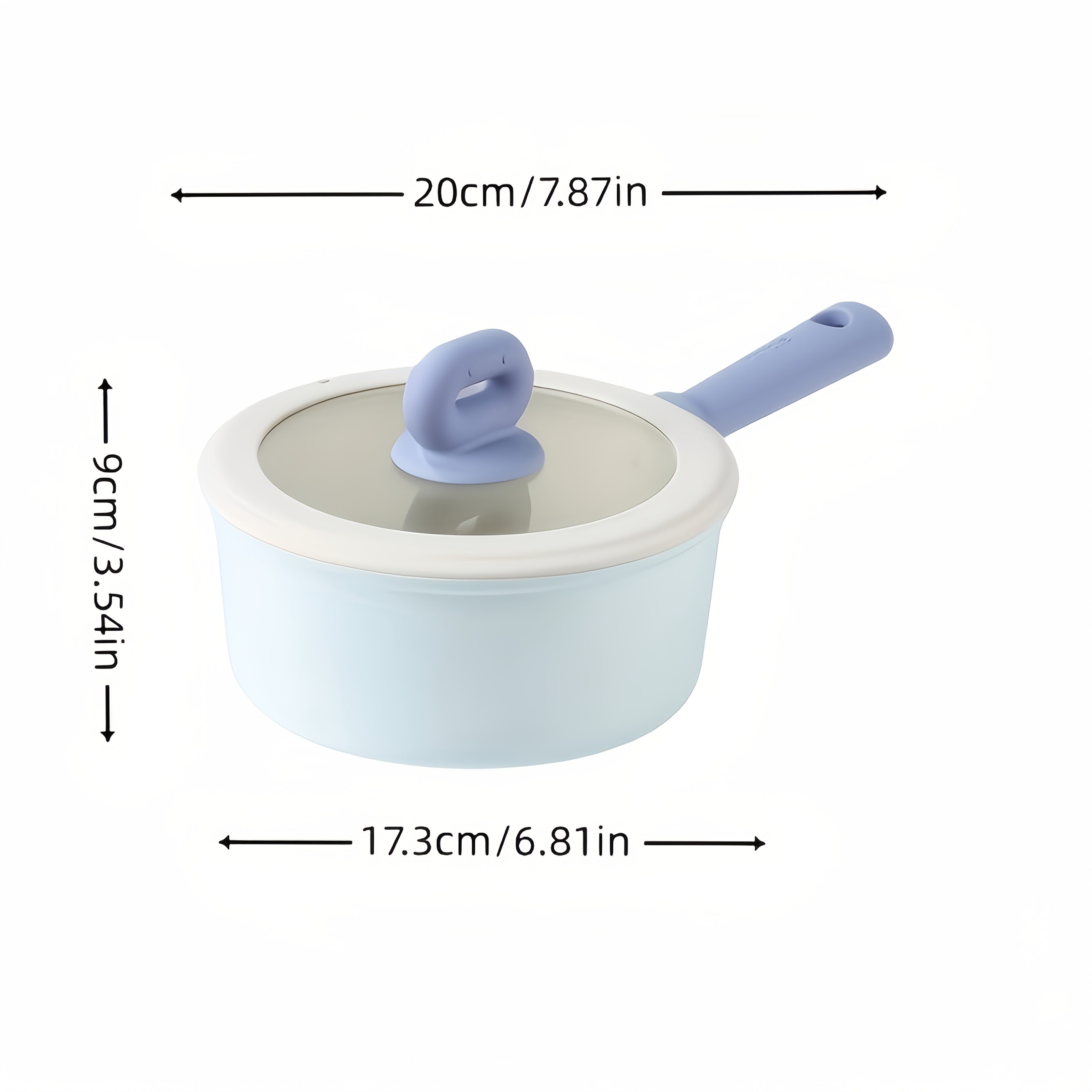 Milk Pot, Non Stick Pot, Youngsters Food Instant Noodle Pot, Boiling And Steaming Integrated Household Soup Pot