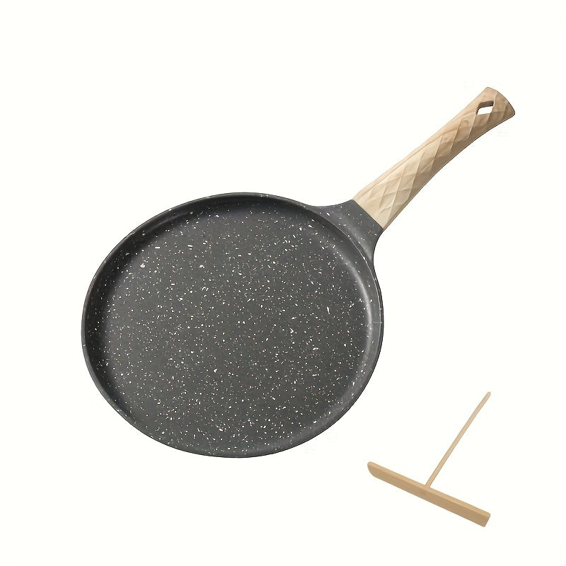 1pc of Non-Stick Flat Frying Pan for Home Use, Made of Stone, Versatile for Cooking Steak, Frying Eggs, And Making Pancakes