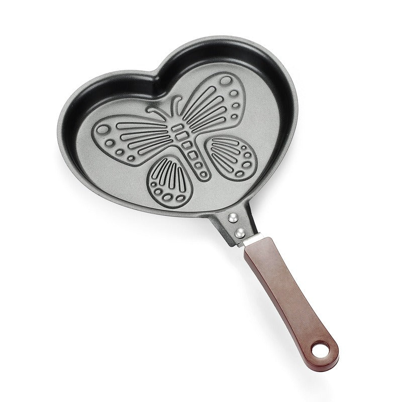 Mini Cartoon Non Stick Pan | Animal Heart Pattern Omelette Pan