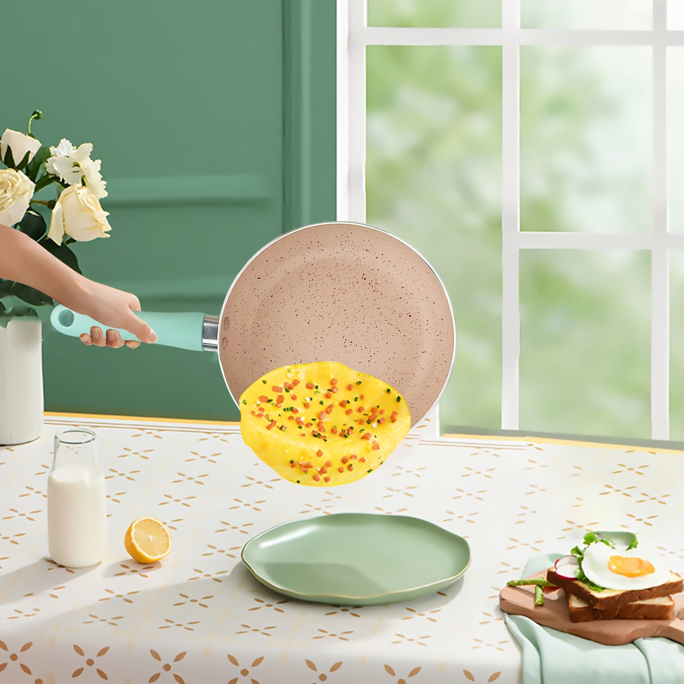 Craftsmanship Double-Bottom Aluminum Round Pot - Uniform Heat Conduction & Efficient Temperature Lock